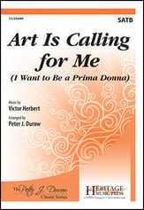 Art is Calling for Me SATB choral sheet music cover